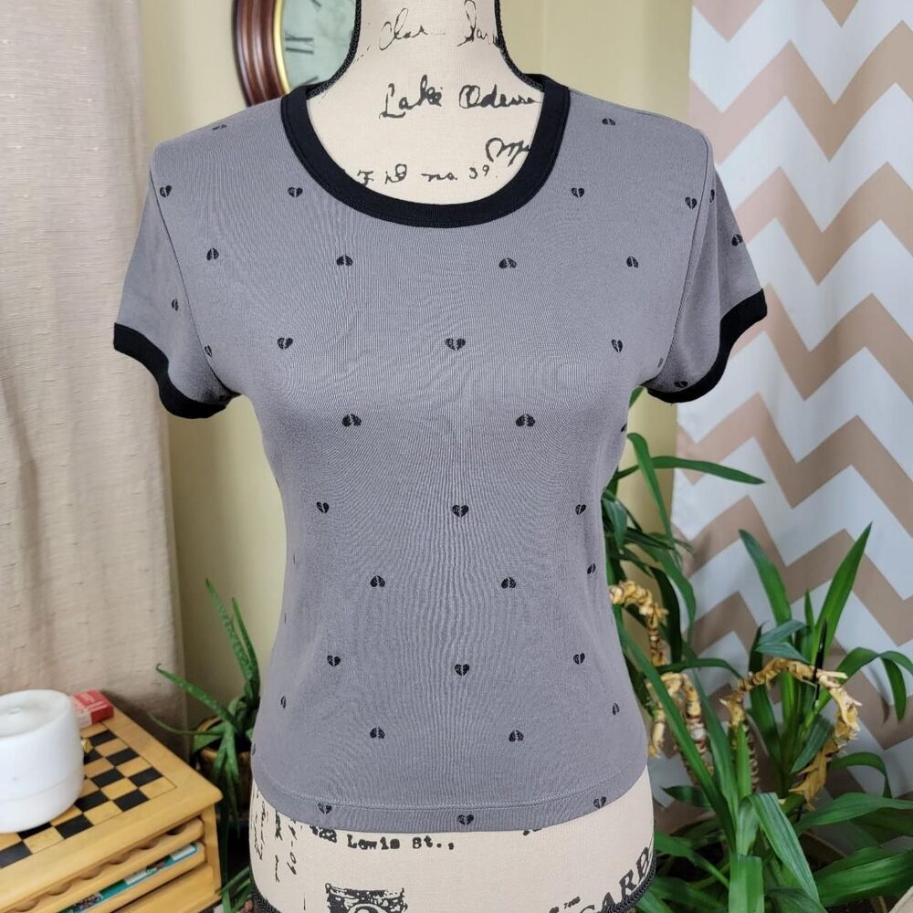 Arizona Women's Black and Grey Shirt